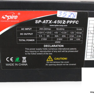 pire-SP-ATX-450Z-PPFC-power-supply-(new)-2