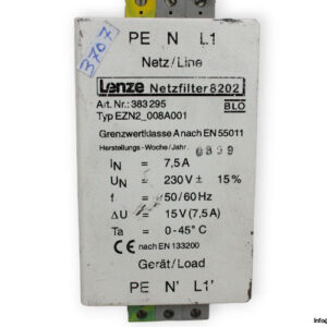 lenze-EZN2_008A001-line-filter-(used)-1