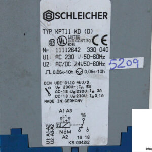 schleicher-KPT11-KD-timer and switching device-(used)-2