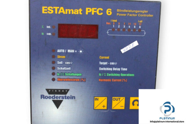 roederstein-vishay-ESTAMAT-PFC-6-power-factor-controller-(used)-1