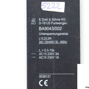 dold-BA9043_002-undervoltage-relay-(used)-2