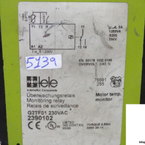 tele-G2TF01-230VAC-temperature-monitoring-of-the-motor-winding-used-3