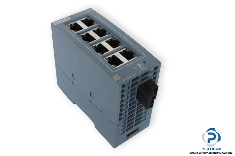siemens 6gk5 008 0ba00 1ab2 ethernet switch siemens-6GK5-008-0BA00-1AB2-ethernet-switch-(used)