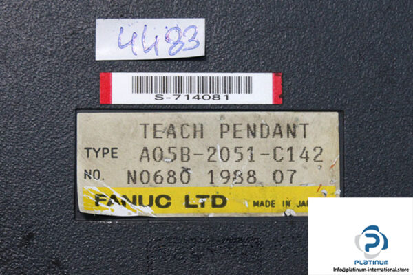 fanuc-A05B-2051-C142-teach-pendant-(used)-3