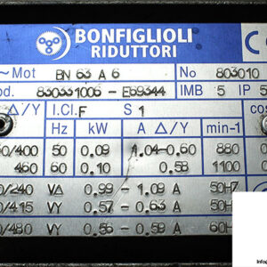 bonfiglioli-A303-UH35-P63-gearmotor-2-used