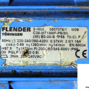 flender-C38-M71M4F-P5_3N-gearmotor-1-used
