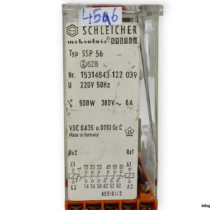 Schleicher-SSP-56-15314843-122-039-control-relay-(used)-2