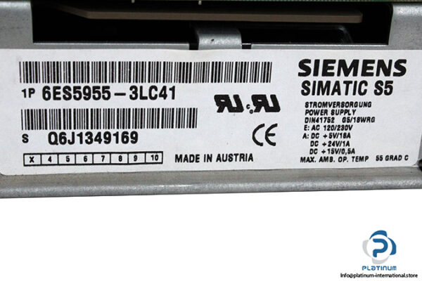 siemens-6ES5955-3LC41-power-supply-module-(new)-5