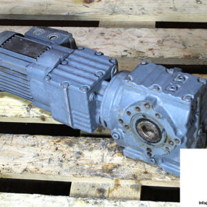 sew-SA47-R17-DR63S4-helical-worm-gearmotor-used