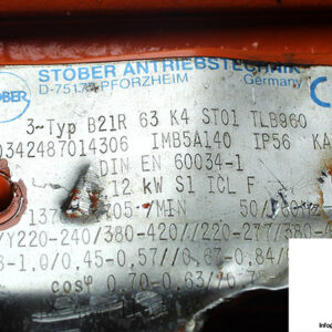 stober-B21R-63-K4-ST01-TLB960-gearmotor-1-used