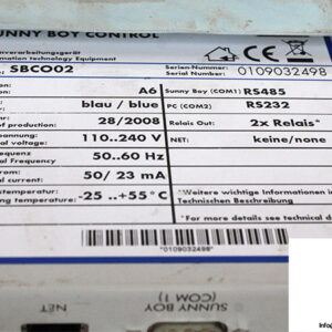 sunny-boy-SBCO02-control-(used)-2