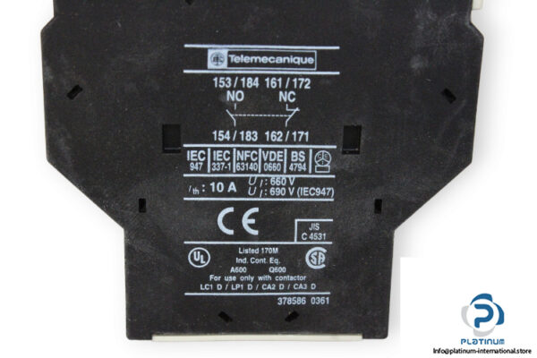 telemecanique-LA8-DN11-auxiliary-contact-block-(new)-3