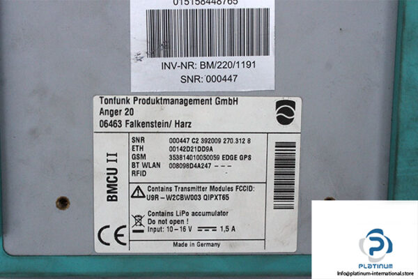 tonfunk-BMCU-II-convex-screen-recording-(used)-3