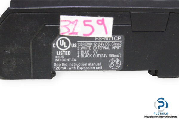 keyence-FS-N11CP-digital-fiber-optic-sensor-used-3