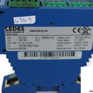 cedes-SAFECIS3-2P-4I0-safety-relay-(used)-2