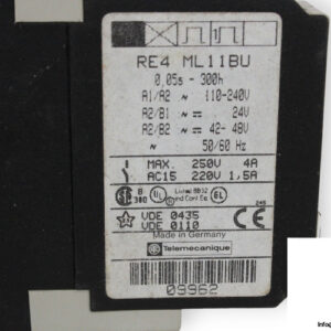 telemecanique-RE4-ML11BU-time-delay-relay-(used)-1