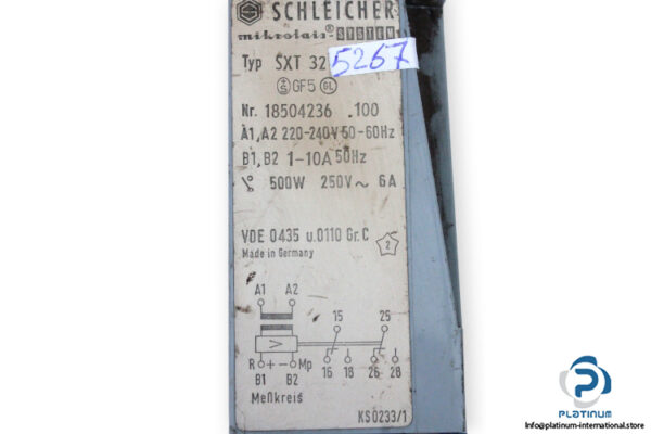schleicher-SXT32-measuring-relay-(used)-2