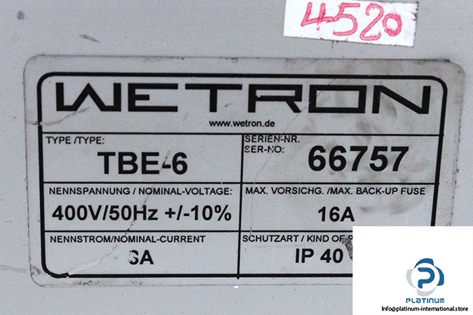 wetron-TBE-6-separator-block-(used)-2
