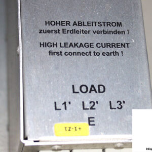 Schaffner-FN3100-50-34-filter-safety-terminal-block-(used)-2