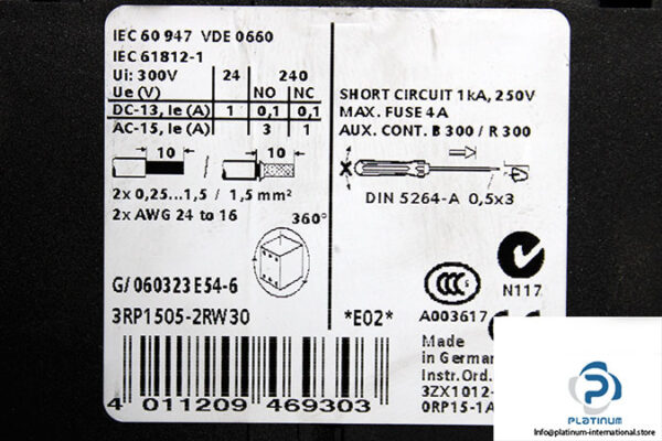 siemens-3RP1505-2RW30-timing-relay-(used)-2