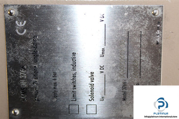 samson-positioner 3766-0000120001-03 control valve_Used_3