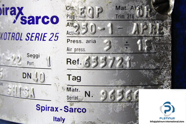 spirax-sarco-591-22 -control-valve_3_used