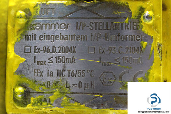 Kammer-0458-DN50-PN40-Carbon Steel control-valve-used_2