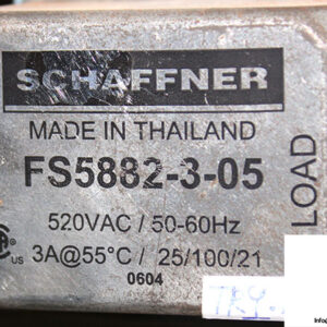 Schaffner-FS5882-3-05-power-line-filter-(used)-1
