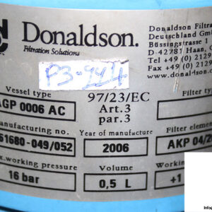 donaldson-AGP-0006-AC-pneumatic-filter-(used)-1