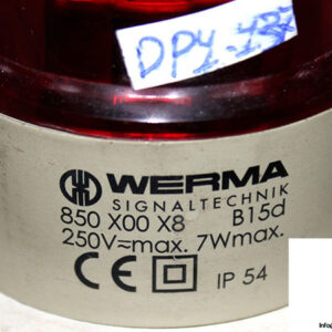 werma-850-X00-X8-light-red-indicator-(used)-1