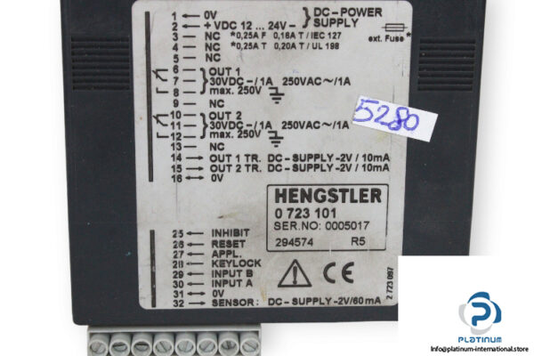 hengstler-723-variable-preset-counter-(used)