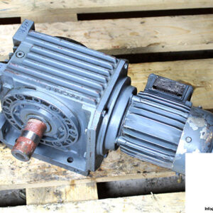 lenze-GKS07-3M-HBR-100C12-bevel-helical-gearmotor-used