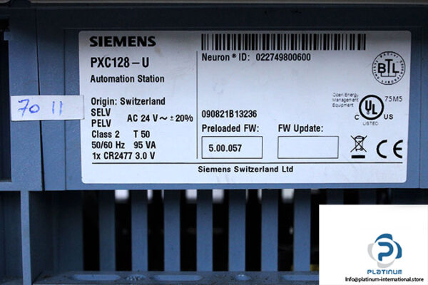 siemens-PXC128-U-automation-stations-modular-model-(used)