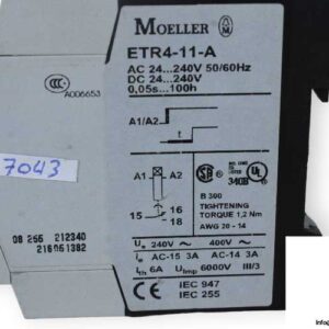 moeller-ETR4-11-A-timing-relay-(used)