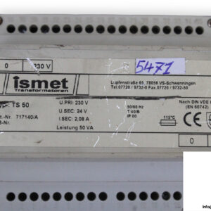 ismet-TS-50-transformer-(used)