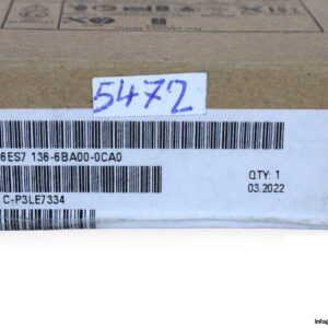 siemens-6ES7136-6BA00-0CA0-digital-input-module-(used)