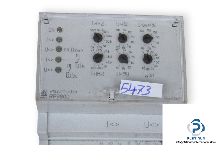 dold rp 9800.12 voltage and frequency monitor dold-RP-9800-voltage-and-frequency-monitor-(used)