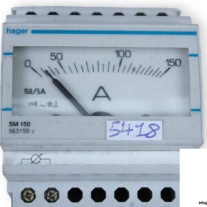 hager-SM-150-analogue-ammeter-(used)-1