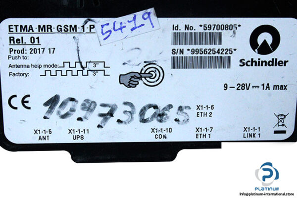 schindler-ETMA-MR-GSM-1-P-communication-unit-(used)-3