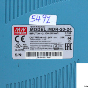 mean-well-MDR-20-24-power-supply-(used)