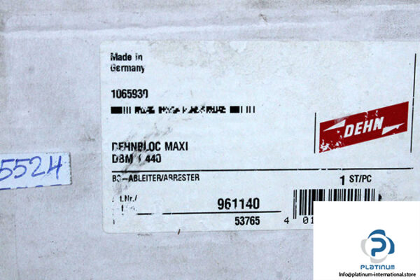 dehn-DBM-1-440-lightning-current-arrester-(new)-2