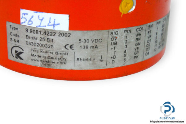 Kubler-8.9081.4222.2002-rotary-encoder-(used)-2