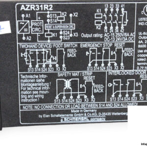 Schmersal-AZR31R2-safety-relay-(used)-2