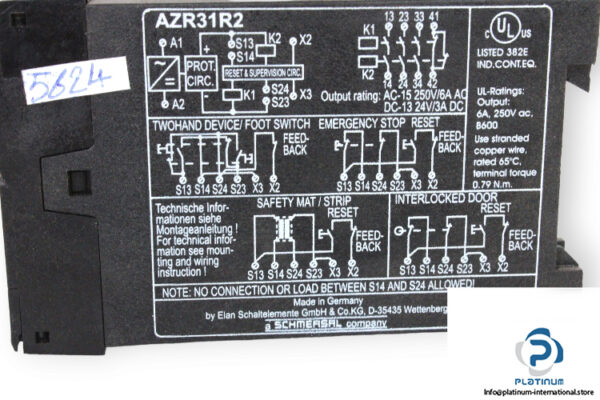 Schmersal-AZR31R2-safety-relay-(used)-2
