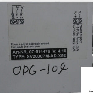 flygt-SV2000PM-AD-X52-power-supply-module-used-4