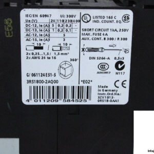 siemens-3RS1800-2AQ00-coupling-relay-(used)