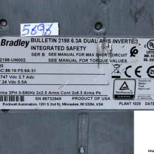 allen-bradley-2198-D006-ERS3-servo-drive-(used)-4
