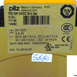 pilz-PZE-X5P-24VDC-5N_O-2SO-safety-relay-(used)-2
