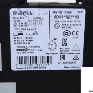 siemens-3RN1022-1DW00-thermistor-motor-protection-relay-(used)-1