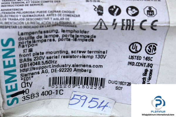 siemens-3SB3-400-1C-lamp-holder-(new)-2